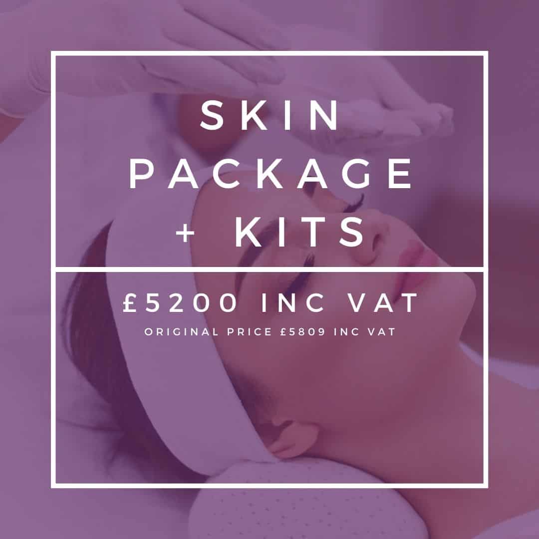 skin package and kits cosmetic courses